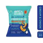 Open Secret Healthy Munchies - Cream and Onion - Pack Of 20