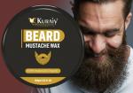 KURAIY Beard Wax Professional Styling For High Gloss, High Hold, Healthy Beard Hair Wax (100 g)