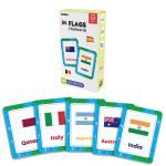 Festiko 1 Set of 40 Pcs Flags Flash Cards, Countries Flag Flash Cards for Kids, Easy & Fun Way of Learning, Flashcards For Toddlers and Kids