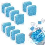Xoya 10 Pcs Washing Machine Stain Tank Cleaner Deep Cleaning Detergent Tablet for Perfectly Cleaning of Tub/Drum Stain Remover (Pack of 10)