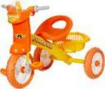 Smiley Bell Funtrike Deluxe Tricycle with Music, Light and Back Storage Basket for Boy and Girl (Orange,1 to 3 Years) Smiley Bell_Funtrike_Orange_DLX Tricycle (Orange)
