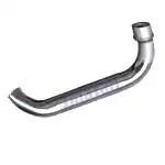 SMATAN Bajaj Pulsar 180 Silencer Bend Pipe (Chrome)