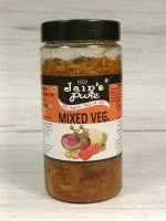 Jain Agro Food Traditional Regular and sweet Mixed Veg Achar Pickle (Pack of 1, 400 Gram)