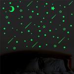Sv trdaers PVC Night Glowing Radium Magic Galaxy Stars Stickers and Falling Star Sticker Ceiling