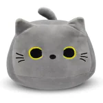 TECHMAX 3D Grey Cat Plush Toy Pillow - 54 CM - GREY