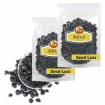 Naturally Sun dried Black Raisins / Kaali Drakh/ Daakh / Kismish / Munakka (500 Gram)