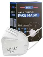 ETS Handpro Satishve Dweej Cotton 5-Layer N95 Mask with Melt Blown Filter, ISO, CE, SITRA Certified PM2.5 Filtration Anti Pollution Reusable N95 Masks For Men & Women, White Free Size, (Pack of 10)