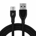 Wayona USB C Fast Charging (3A/1M) Type C Cable for OnePlus 3 3T, 5 5T, 6 6T, 7, Samsung M52 5G, M32, M51, M31, A52s, F41, F62, S10/S20 Series, Mi 10/9 Series, K20, Realme Narzo 50A/30, Tecno POVA 2, Oppo A74/54, iQoo Z5/Z3/7 (1M, Black)