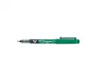 Pilot V Sign Pen | Tip Size - 2 MM | Fiber Soft Tip | Ink Colour - Green | Pack of 5
