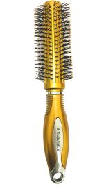 Buy Tya Yellow Salon Professional Round Hair Brushes With Soft Bristles