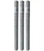 Sixteen First Quality Rubber, Ring Texture, Light Weight Cricket Bat Grip for Good Comfort Extra Tacky (Silver, Pack of 1)-Size-Free Size-Multicolor1