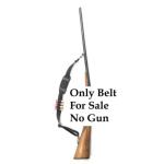 START NOW Nylon Gun Belt with 12 Bore cartridge holder Strap (Black)
