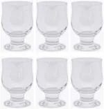 ROXX (Pack of 6) RX-3309 Glass Set Water/Juice Glass (315 ml, Glass, Clear)