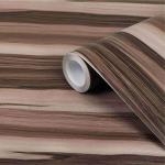 CVANU Wood Grain Vinyl Wallpaper for Old Furniture Door Wardrobe Wallpaper_(1x20ft)