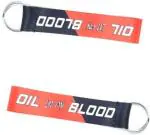 WALDOS Multicolor Polyester Oil In My Blood Key Chain