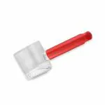 MAPPERZ 3 in 1 Vegetable Fruit Collect Cup Shredder, Peeler Kitchen Tool (Orange), Pack of 2