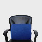 4V1 Orthopedic backrest Lumbar Support Pillow for Chair Car Backrest Cushion for Back Pain - UNISEX - BKRS-BLU-8