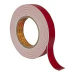 Pentagon Red Rubber Heavy Duty Double Sided Mirror Mounting Tape With Adhesion Promoter - 24 Mm , 20Ml