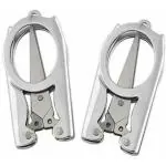 Dhanishka Craft and cutting Folding Scissor Care Foldable Folding Scissor Tools (Pack of 2)
