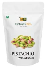 Nature's Bliss Pista Without Shell Grade Jambo Size Pistachios Kernels (400g)