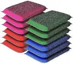 Whinsy- Pack of 12- Suitable for Washing Dish Utensils, Tiles, Wash Basin, and Scrubber. Scrub Pad, Scrub Sponge (Multicolor)