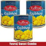 Yuvraj Kesar Rajbhog Bikaneri Sweets Family Gift Pack 3 (1 kg x 3)