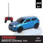 Frendo High Speed Mini 1:24 Scale Rechargeable Remote car w Lithium Battery for Kids (Blue)