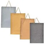 PPJ - PAPER CARRY BAG, 13 Inch X 2.5 Inch X 8.5 Inch (A-4) (Yellow) for DIWALI/FUNCTION/WEEDING/BIRTHDAY/CHRISTMAS/RETURN GIFTS (Pack of 10)