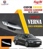 FALCON CAR DOOR HANDLE COVER/GARNISH CHROME FOR VERNA 2023 ONWARDS