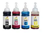 ANG Refill Ink for HP 805 Ink Cartridge Compatible Printers for HP DeskJet 2332 Multi-Function Color Printer Multi Color Ink 100ML Each Bottle Black + Tri Color Combo Pack Ink Cartridge