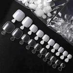 Coslifestore Toe Nails 500Pcs False Toe Nails Artificial Clear, Natural Diy False Toe Nails Fake Nails For Nail Art Full Cover Fake Nails For Nail Extensions, Gel Nails Or Acrylic Extensions (With Free Tip Box)
