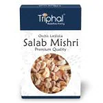 TRIPHAL Salab Mishri (50g) - Whole (Sabut) Form - Edible Grade Salam Misri