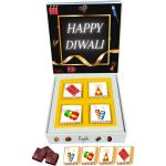 Expelite Small Diwali Gift Online - Best Diwali Chocolate Gift for Friends 4 pieces Bars (4 Units)