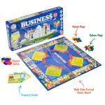 BKDT Marketing Business India Board Game 5 In 1 Board Game with Other Games - Business, Ludo, Snakes Ladder, Car Rally & Cricket - Multi
