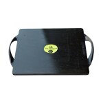 Trilonium Triple-Seasoned Iron Boulder Square Pathri Tawa 30 x 30 cms , Ultra Smooth, Weights 5.8 Kgs