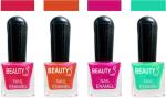 OUR Beauty Multicolor High Quality Quick Dry Long Lasting Hd Colors Nail Polish Pcs Vs31, 32 ml (Set Of 4)
