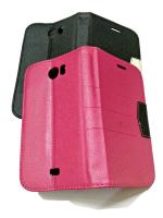 CLUBCLASSY Synthetic Leather flip Cover case Plain Pack of 2 pc. Compatible for micromax Canvas a110 Folio Diary