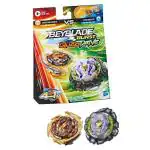 Bey Blade Burst Quaddrive Destruction Ifritor I7 And Stone Nemesis N7 Spinning Top Dual Pack, 8Yrs+