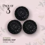 KRIHENCY COSMOPLUS Activated Charcoal Nourishing bathing Soap - Combo pack of 1 (100 GRAM EACH)