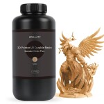 Creality 3D Printer Standard Resin, 1KG 3D Resin Low Odor 405nm High Precision UV-Curing 3D Resin, Photopolymer Resin for LCD 3D Printers (Skin)