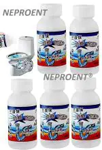 NEPROENT Powerful Sink & Drain Cleaner Powder | Powerful & Clog Remover Sink Cleaning Powder | Automatic Toilet Blockage Cleaner, Removes Clogs, Blockage in Washbasin, Septic Tank, Sinks, Pipes (pack of 5)