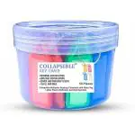 SCENTY Fixlogics PACK OF 50 Multicolor Keyring & Keychain with Name Tag Labels Plastic Multicolor Assorted Keychain with Two Side Id Label and Split Ring for Office, Home Key (50)