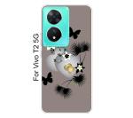 Anami Multicolor Silicon Grip Case Mobile Back Cover for vivo T2 5G