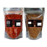 Tikhalwale Pack of Chilli Flakes 300gram and Mix Herbs 400gram Pouch