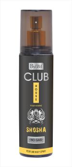 Byond Club House Shosha Long Lasting Fragrance No Gas Deodorant Body Spray 120ml