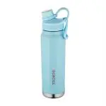Borosil Hydra Sportsip Blue 710 ml Stainless Steel Double Wall Vacuum Insulated Flask Water Bottle | 12 Hours Hot & 20 Hours Cold