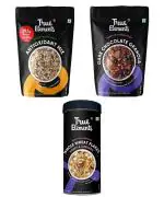 True Elements Antioxidant Mix 125gm Wheat flakes 350g Baked Granola Chocolate 140g Combo