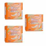 WOW Maxi Jumbo Plus 320 MM Extra Soft Day Night XXXL Sanitary Pads - Pack of 3 (21 Pads)