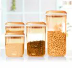 Tupperware clear canisters 240ml,780ml,1.3litres,1.8litres