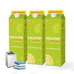 KIKGERM Naturally Best TOP LOAD Liquid Detergent | 3300ML | No Harmful Chemicals | New & Shiny Clothes | 1.1L * 3 (3300 ML)